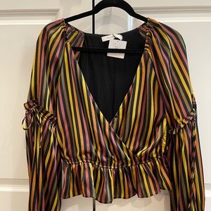 MUSTARD SEED, BRAND NEW, TAG STILL ON, MULTICOLOR TOP, SIZE S
